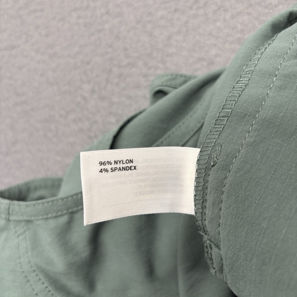 Duluth Trading Bib Overalls Womens S Green Heirloom Gardening Cargo Pockets - Picture 8 of 9